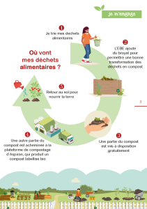 Infographie Poubelle Compostage Avec Des Déchets Cuisine Quoi