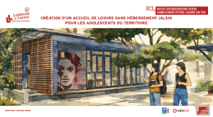 Image de synthèse du futur Accueil loisirs sans hébergement adolescents Lodève